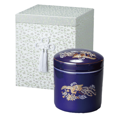 瑠璃鳳凰5寸<br>
うぐいす広金箱